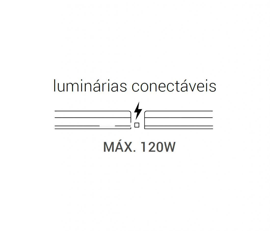 Luminária Opus LED Linea 8 watts IP20 3000K 568mm OPS 32924