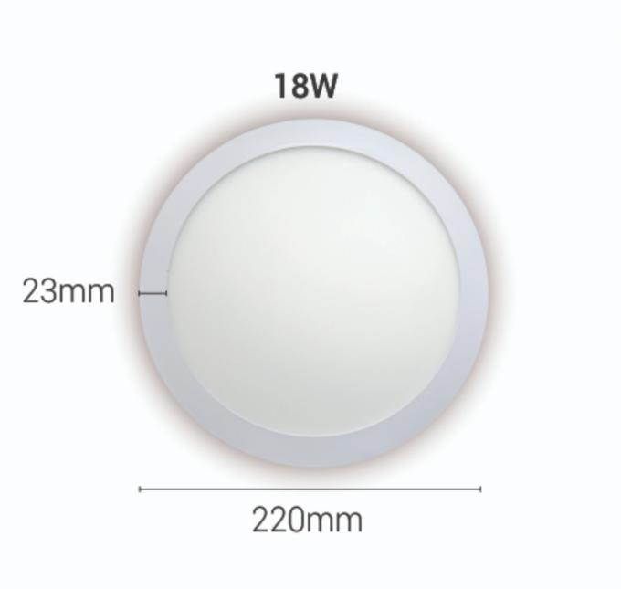 Painel Led Demiled Embutido 18 watts Bivolt 6500K Ø220mm 8206