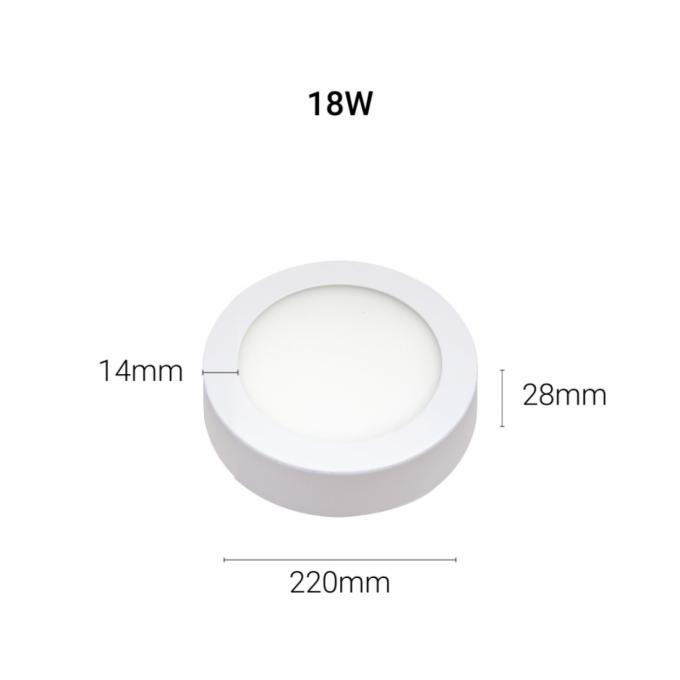 Painel Led Demiled Sobrepor 18 watts Bivolt 6500K Ø220x28mm 8198