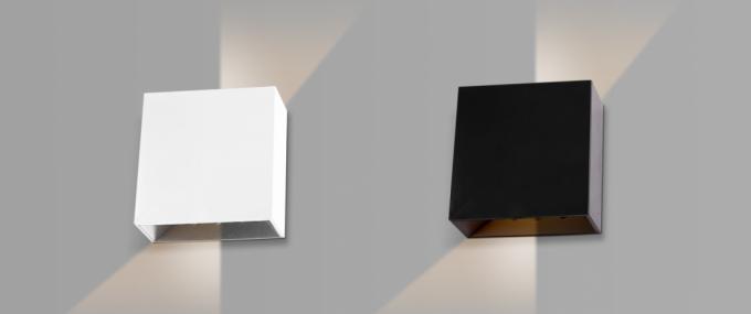 Arandela Opus Astral 4 Watts 3000K Facho Ajustável Preta 120x120mm OPS 38117
