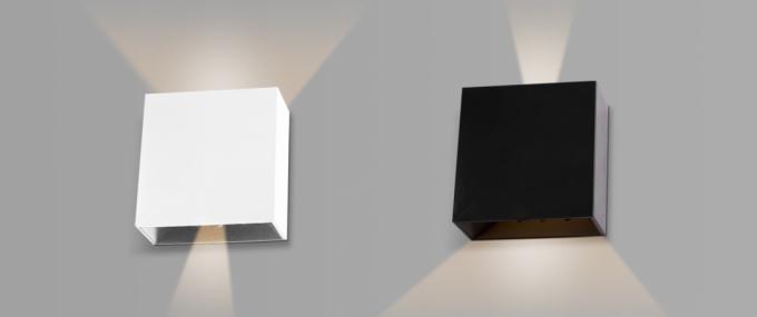 Arandela Opus Astral 4 Watts 3000K Facho Ajustável Preta 120x120mm OPS 38117