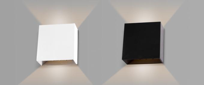 Arandela Opus Astral 4 Watts 3000K Facho Ajustável Preta 120x120mm OPS 38117