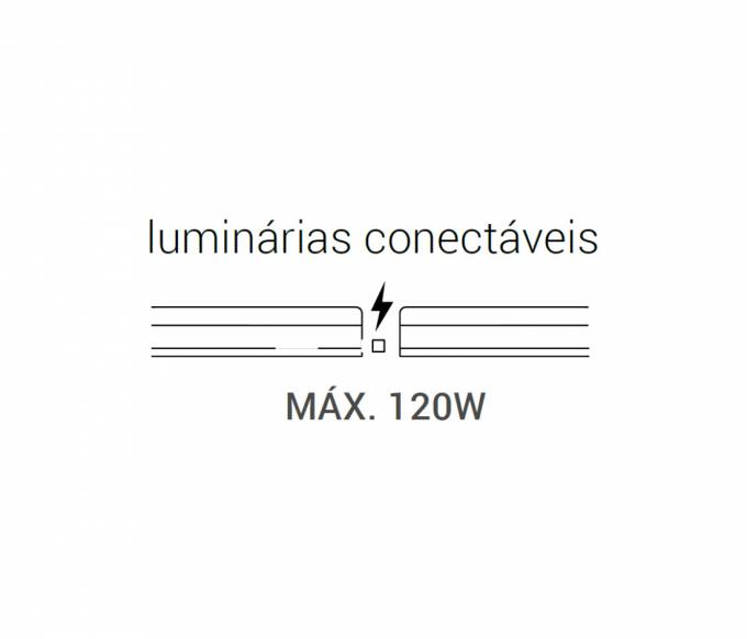 Luminária Opus LED Linea 8 watts IP20 3000K 568mm OPS 32924