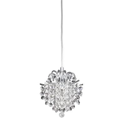 Pendente Bella Fiore Cristal Transparente 1L G9 Ø160x180mm HU2106