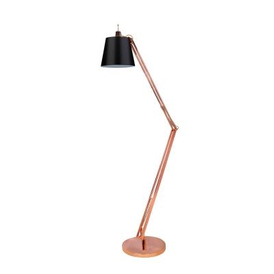Luminária de Chão Bella Scope Cobre e Preto 1L E27 Ø400x2400mm HU4003A