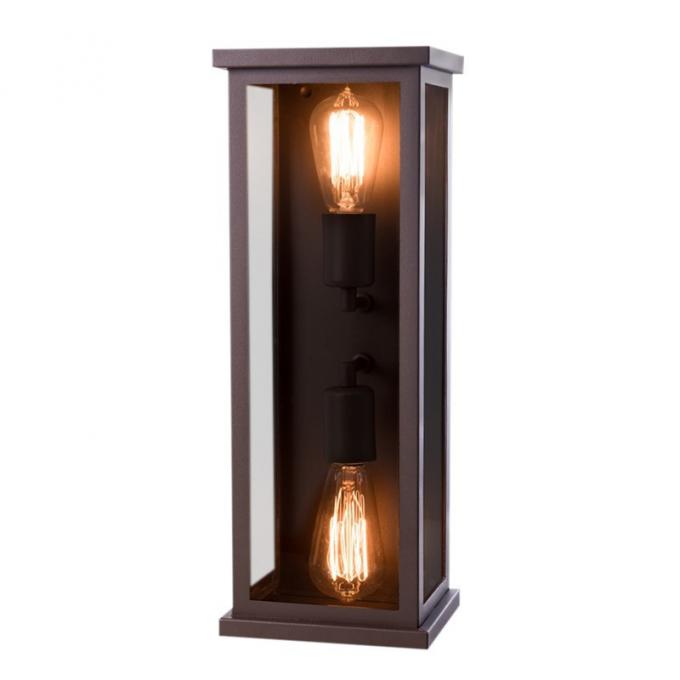 Arandela DM LUMI Retrô 2L E27 Alumínio/Vidro 450mm 667/45