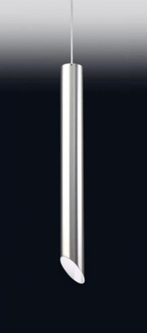 Pendente Old Artisan Tubo Corte 45° 1L Dicróica Ø64x590mm PD-4998/A 