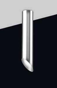 Spot Sobrepor Old Artisan Tubo Corte 45° 1L Dicróica Ø64x300mm EMB-4994/A 
