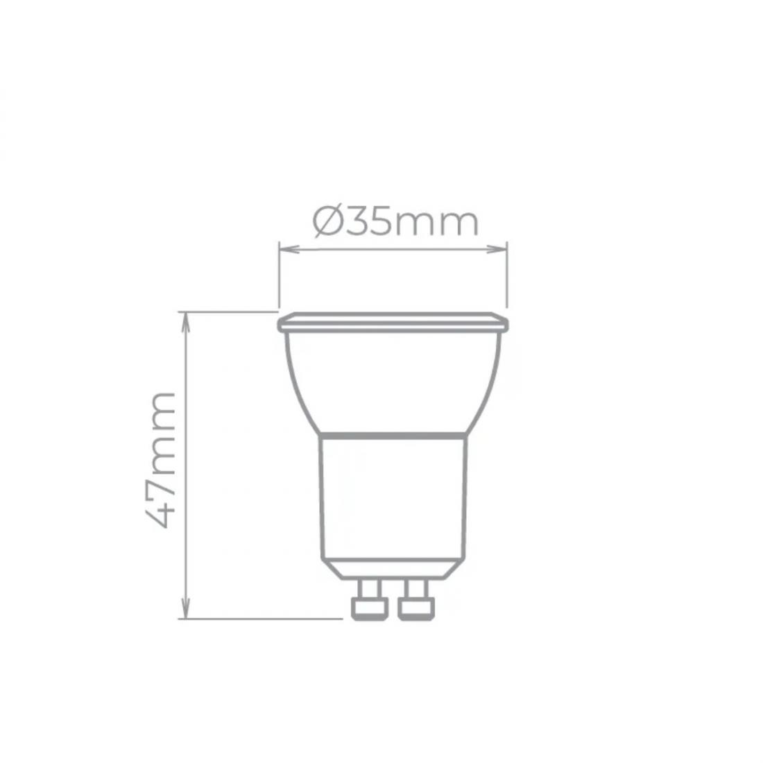 Lâmpada Led Stella Mini Dicróica EVO IRC95 GU10 3 watts 2700K 36° Bivolt STH20513/27