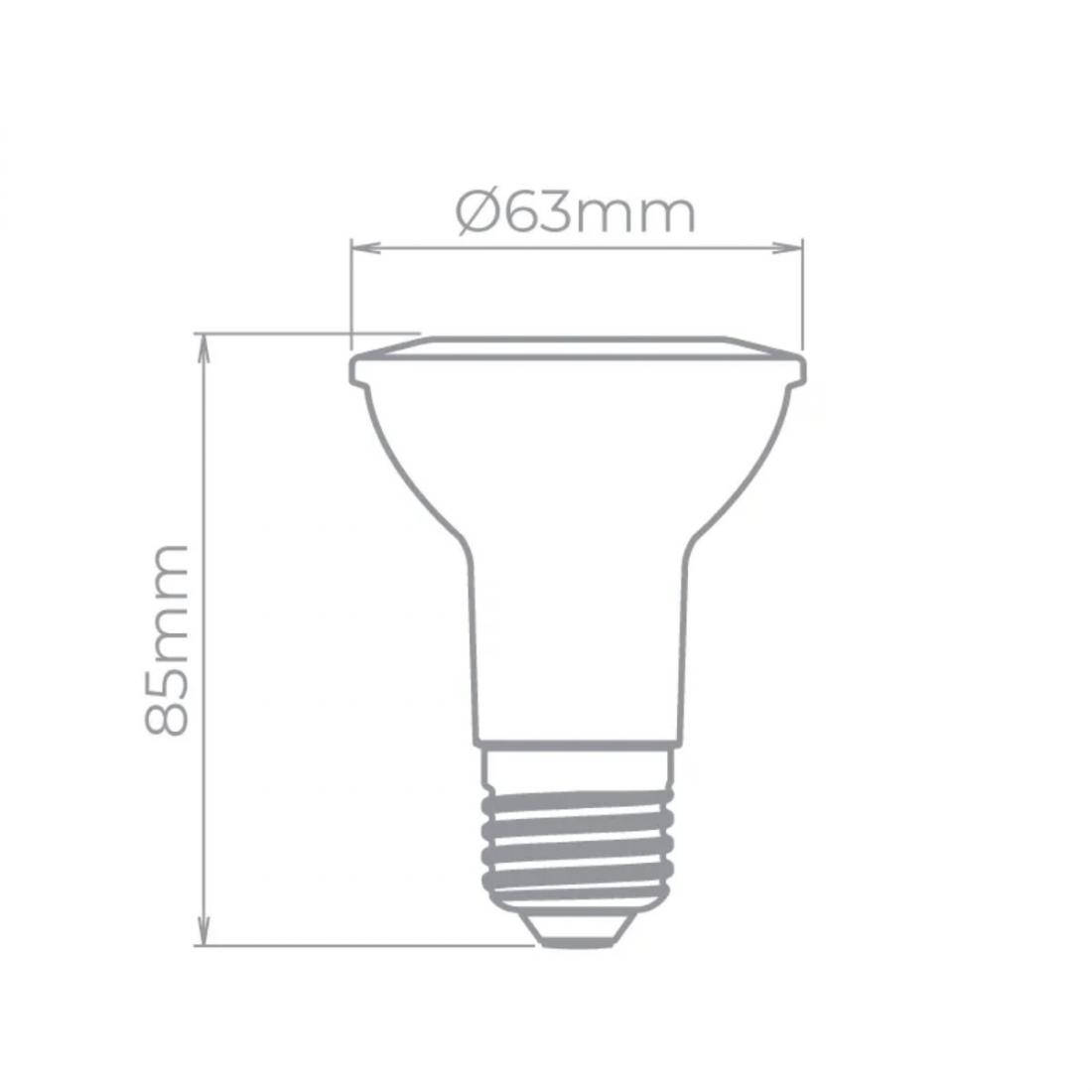 Lâmpada Led Stella PAR20 EVO IRC95 E27 5,5 watts 4000K 25° Bivolt STH20020/40