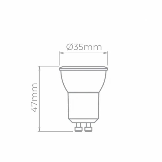 Lâmpada Led Stella Mini Dicróica EVO IRC95 GU10 3 watts 4000K 36° Bivolt STH20513/40