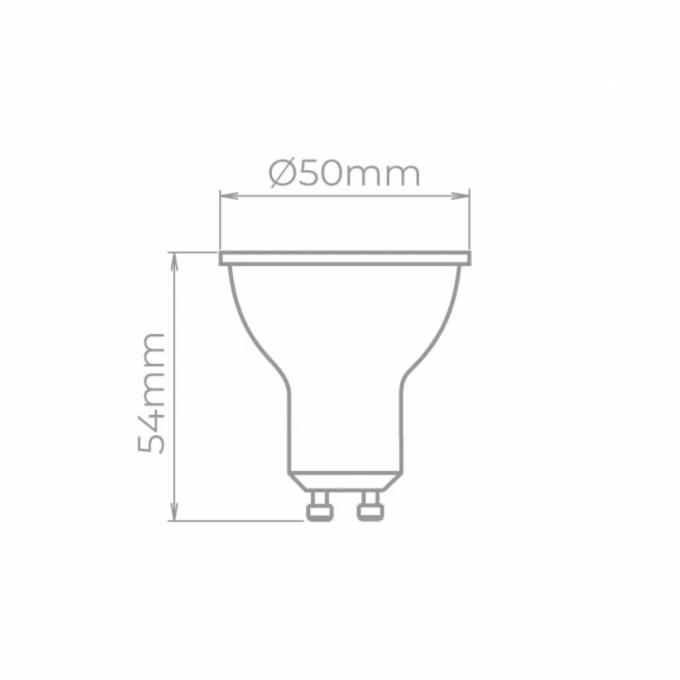Lâmpada Led Stella Dicróica EVO IRC95 GU10 6 watts 3000K 36° Bivolt STH20535/30