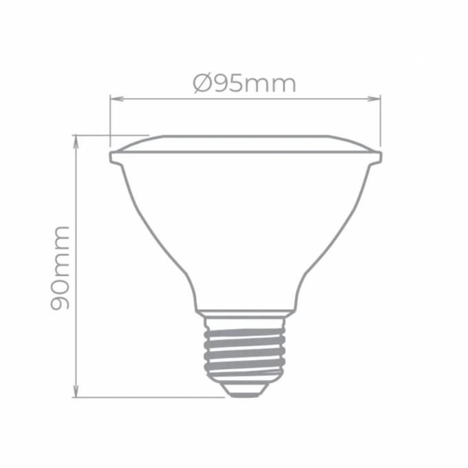 Lâmpada Led Stella PAR30 EVO IRC95 E27 9 watts 3000K 25° Bivolt STH20030/30