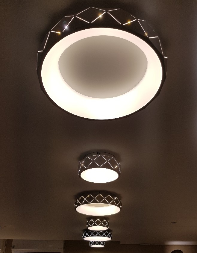 Plafon Starlux Otto Branco 30 Watts 2700K Ø500x120mm ZR089-R-WH