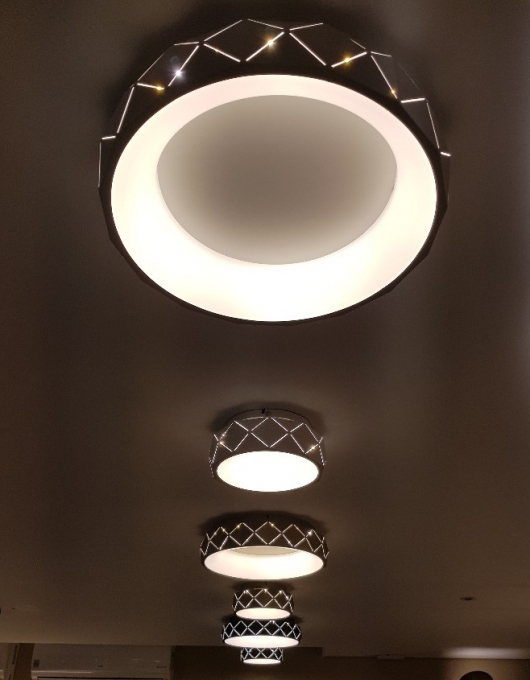 Plafon Starlux Otto Ouro 30 Watts 2700K Ø500x120mm ZR089-R-OU