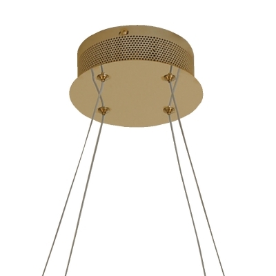Pendente Bella Lumina Dourado 50 watts 3000K Ø600x100mm BB007E
