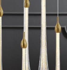 Pendente Bella Goccia Dourado 18 watts 3000K Ø400x410mm OC002L