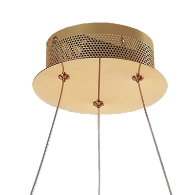 Pendente Bella Lumina Dourado 37 watts 3000K Ø450x100mm BB006G