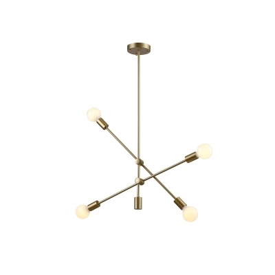 Pendente Bella Ipanema Dourado 4L E27 Ø680x1390mm RM003G