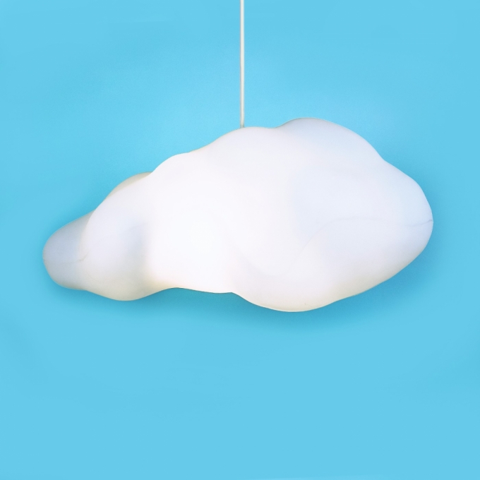 Pendente USARE Nuvem 1L E27 250x500x270mm Branco
