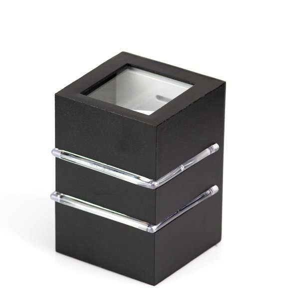 Arandela Germany Flip 2 Aletas Alumínio Facho Duplo 1L G9 IP43 131x90x90mm 