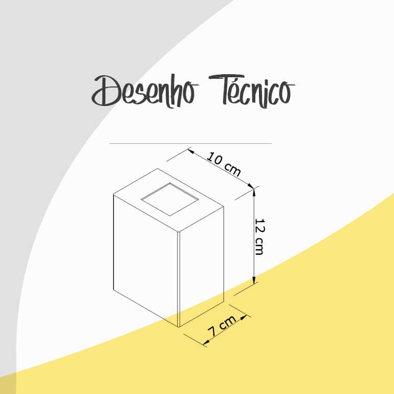 Arandela Metaldomado Kasse Alumínio 1L G9 120x100x70mm Preto