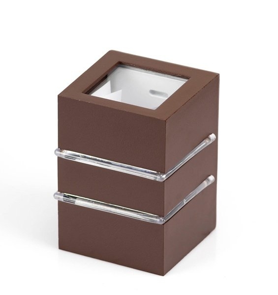 Arandela Germany Flip 2 Aletas Alumínio Facho Duplo 1L G9 IP43 131x90x90mm 