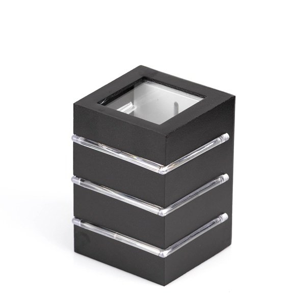 Arandela Germany Flip 3 Aletas Alumínio Facho Duplo 1L G9 IP43 131x90x90mm 