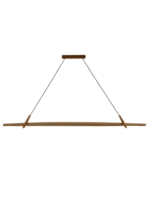 Pendente Nova Home Slim Madeira Jequitibá Natural 40,2 watts 3000K 1800mm 3131