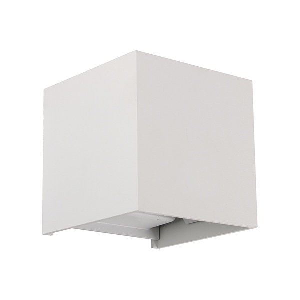 Arandela Germany Free 6 Watts Bivolt 3000K IP65 100x100mm Branco 19320311