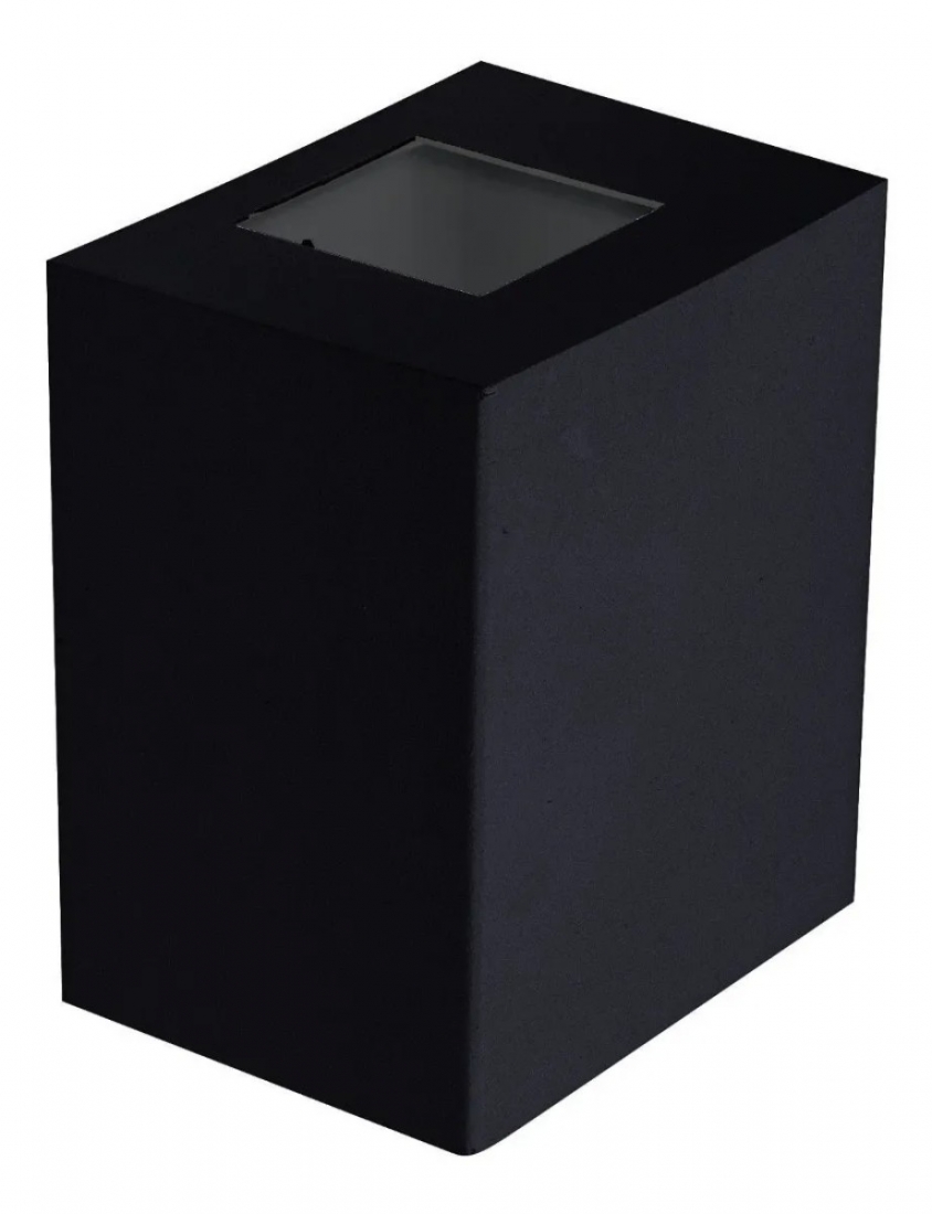 Arandela Metaldomado Kasse Alumínio 1L G9 120x100x70mm Preto