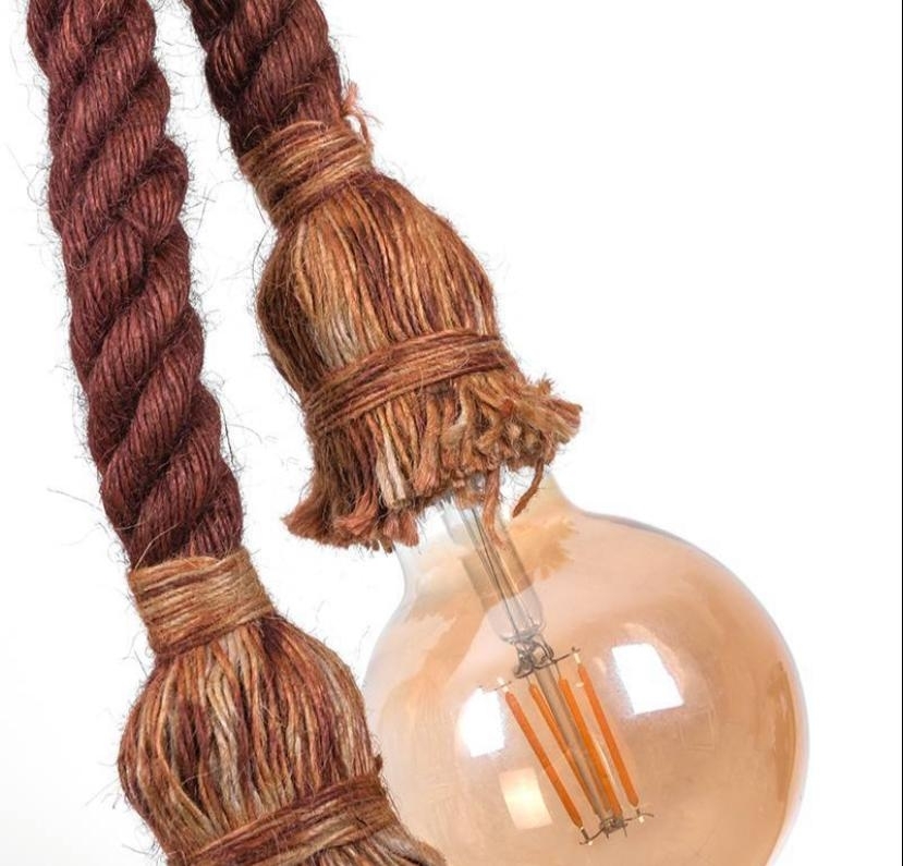 Pendente Corda Nordecor 1,8mts Marrom 