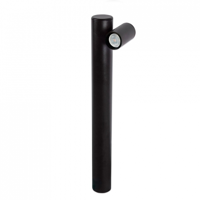 Poste Balizador Germany Arten Alumínio Preto Fosco 1L GU10 IP54 500mm 28100410-16