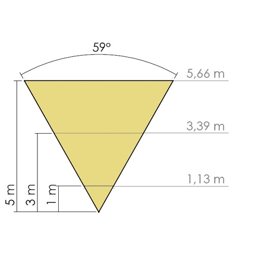 Spot Sobrepor Direct Light Spotled 7,6 watts Bivolt 34° 2700K IRC90 IP66 Ø60x160mm DL SP2