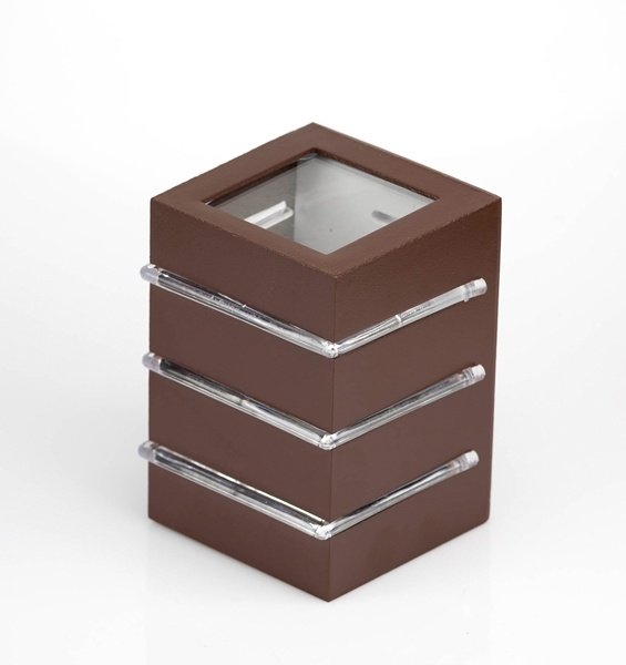 Arandela Germany Flip 3 Aletas Alumínio Facho Duplo 1L G9 IP43 131x90x90mm 