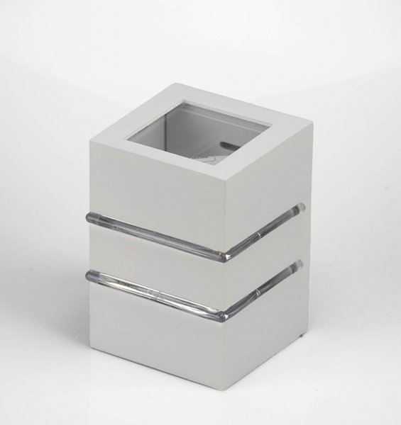 Arandela Germany Flip 2 Aletas Alumínio Facho Duplo 1L G9 IP43 131x90x90mm 