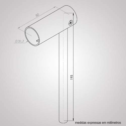 Espeto Direct Light Spotled Direcional 2,7 watts Bivolt 11° 2700K IRC90 IP66 DL EP1