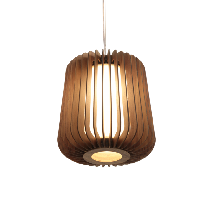 Pendente Accord Stecche Di Legno 1L E27 Ø330x350mm 1428