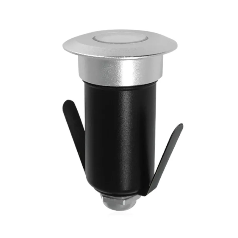 Balizador de Solo LED Mundial 2 watts 3000K 30° IP67 Bivolt Ø42x68mm ML-0410