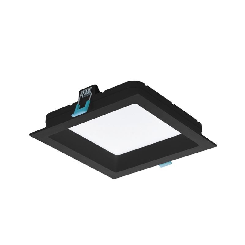 Painel Embutir Stella Deep Preto Recuado 17 Watts 4000K 202x202mm STH8903PTO/40