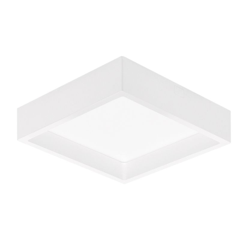 Plafon Sobrepor Stella Deep Branco Recuado 17 Watts 4000K 191x191mm STH20903BR/40
