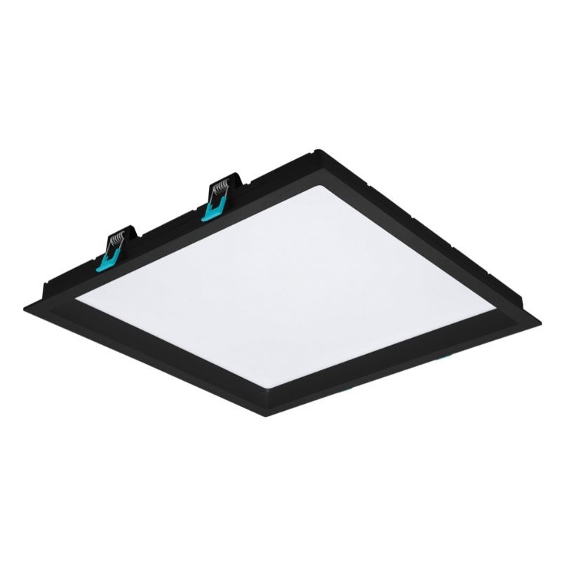 Painel Embutir Stella Deep Preto Recuado 28 Watts 4000K 348x348mm STH8905PTO/40