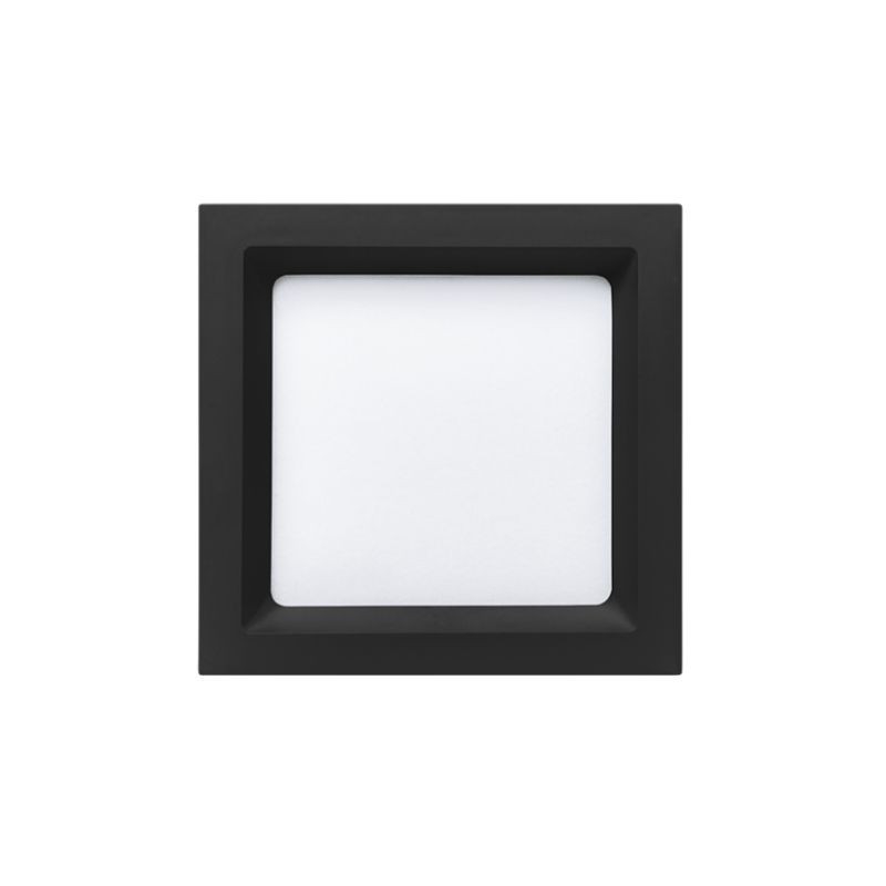 Painel Embutir Stella Deep Preto Recuado 12 Watts 4000K 167x167mm STH8902PTO/40