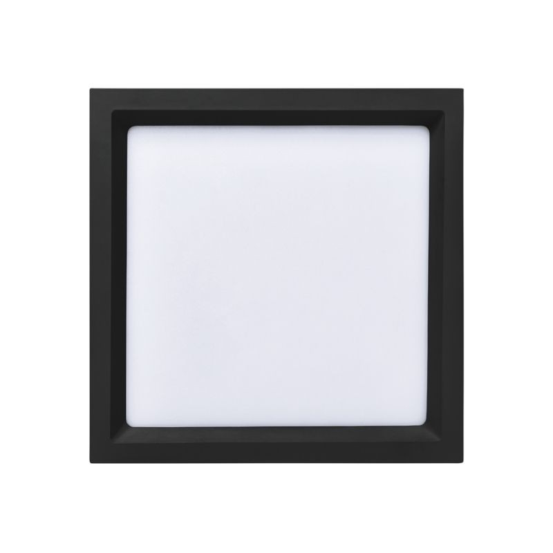Painel Embutir Stella Deep Preto Recuado 22 Watts 4000K 262x262mm STH8904PTO/40