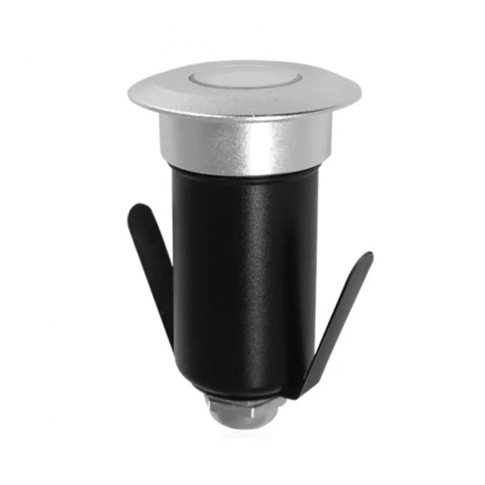 Balizador de Solo LED Mundial 2 watts 3000K 30° IP67 Bivolt Ø42x68mm ML-0410