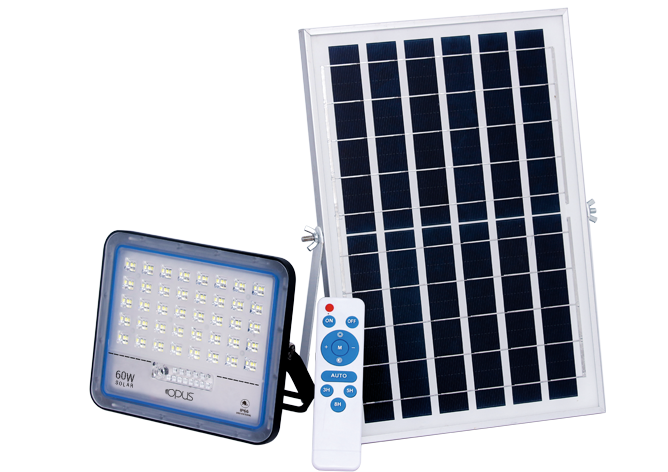 Refletor Opus LED com Captação Solar 60 watts IP66 6500K OPS 80136