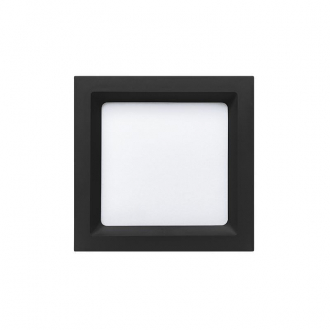 Painel Embutir Stella Deep Preto Recuado 17 Watts 3000K 202x202mm STH8903PTO/30