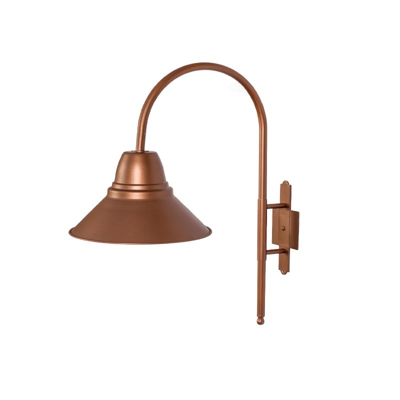 Luminária de Jardim Foco Metallo Cúpula Metal 1L E27 Ø260mm J 002/26