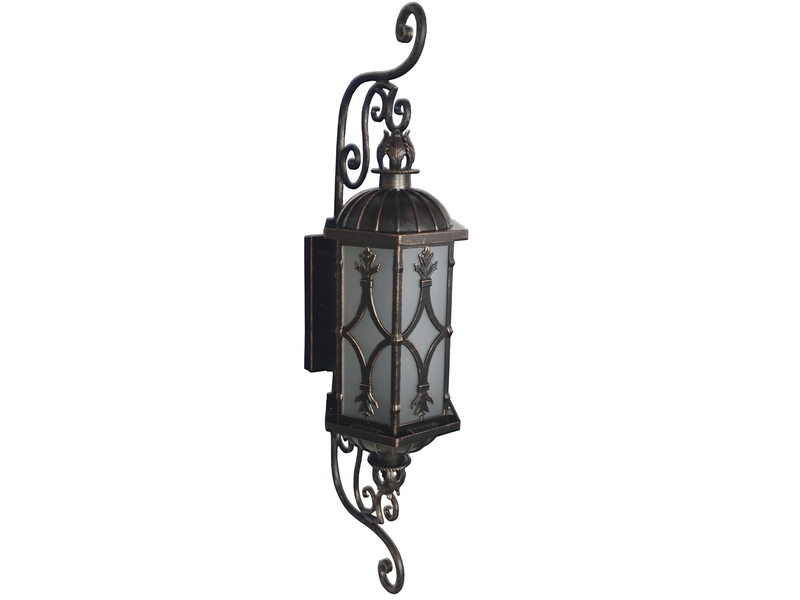 Arandela Lighting Store Alumínio Fundido e Vidro Fosco 1L E27 250x320x950mm LO-1430