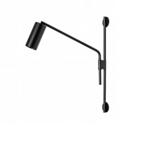 Arandela Foco Metallo Cilindro Articulada com Rabicho 1L GU10 56x475x500mm AR 127